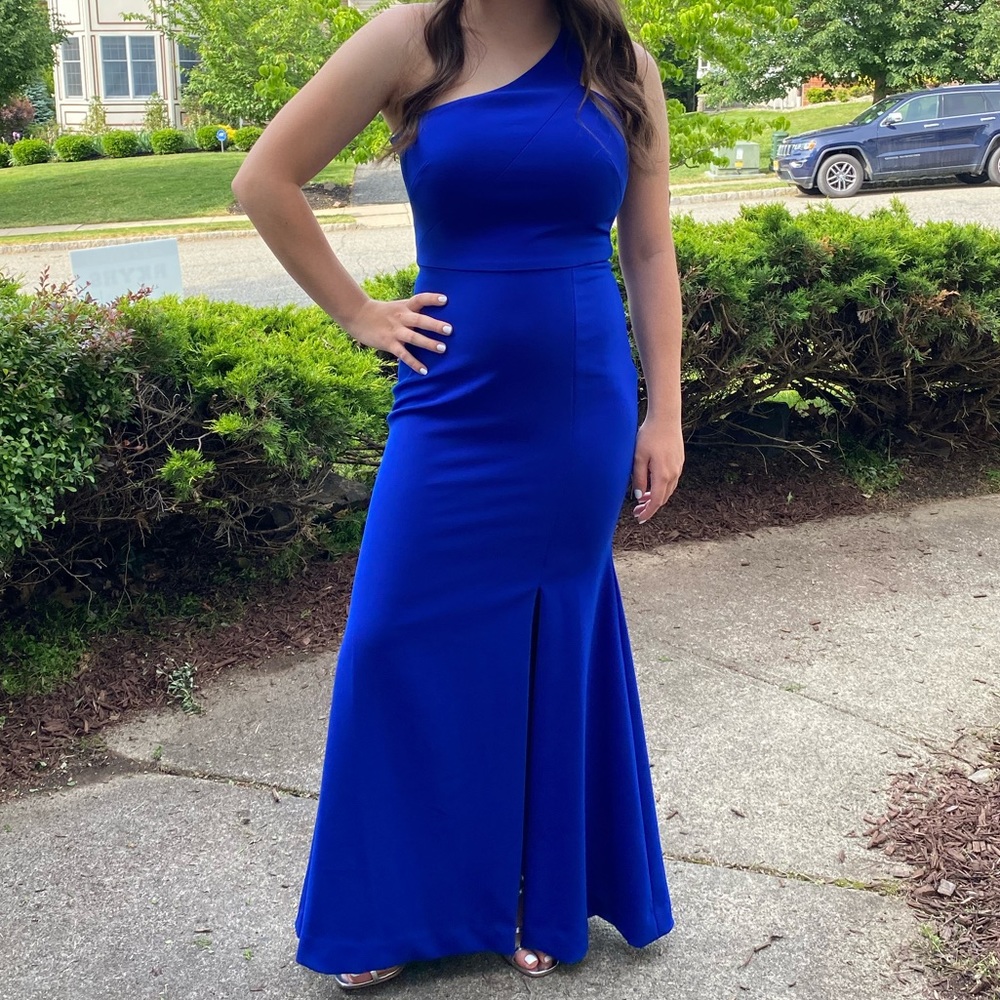 Blue theia gown